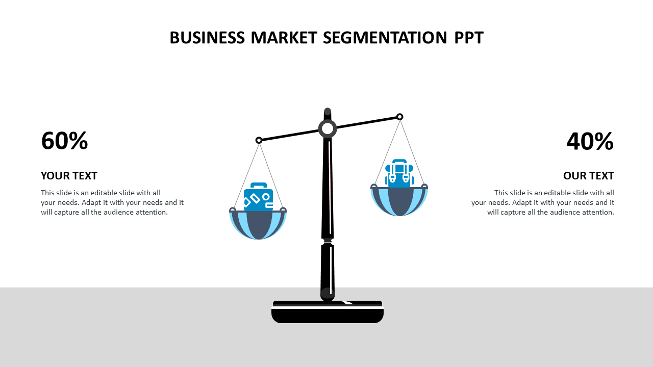 Business Market Segmentation PPT Slides for Presentation